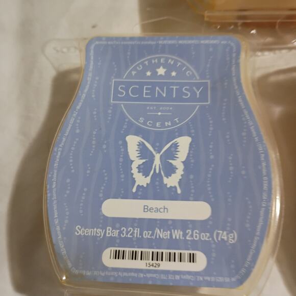 Scentsy Bar BEACH 3.2 oz Authentic(Set of 3) scented wax - Picture 2 of 3